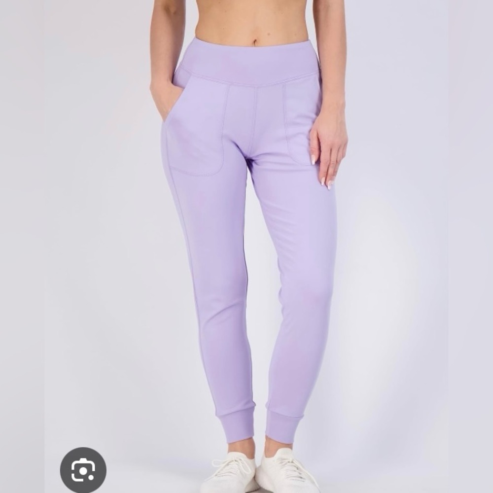 Lavender High-Waisted Leggings A0337